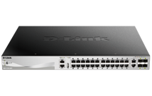 D-Link 30 port Stackable Gigabit PoE Switch with 6 10GbE ports