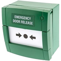 Breakglass Emergency Door Release, Green