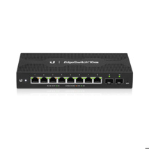 Ubiquiti Edgeswitch 10X - 8-Port Gigabit Router, 2 SFP Ports- 24v Passive PoE In and Out 