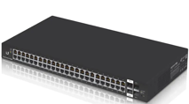 Ubiquiti EdgeSwitch 48 - 48-Port Managed Gigabit Switch, 2 SFP and 2 SFP+, Layer 2 & Layer 3 Capable