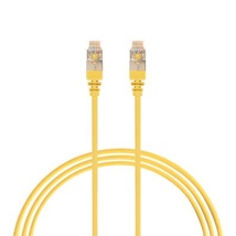 Patch Lead Cat6 Yellow 0.5m Thin