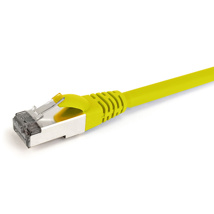 Patch Lead Cat6A Yellow 0.5m