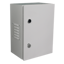 PSS Compact Enclosure, 800w x 210d x 800h, Louvre On Side, IP55, RAL7035